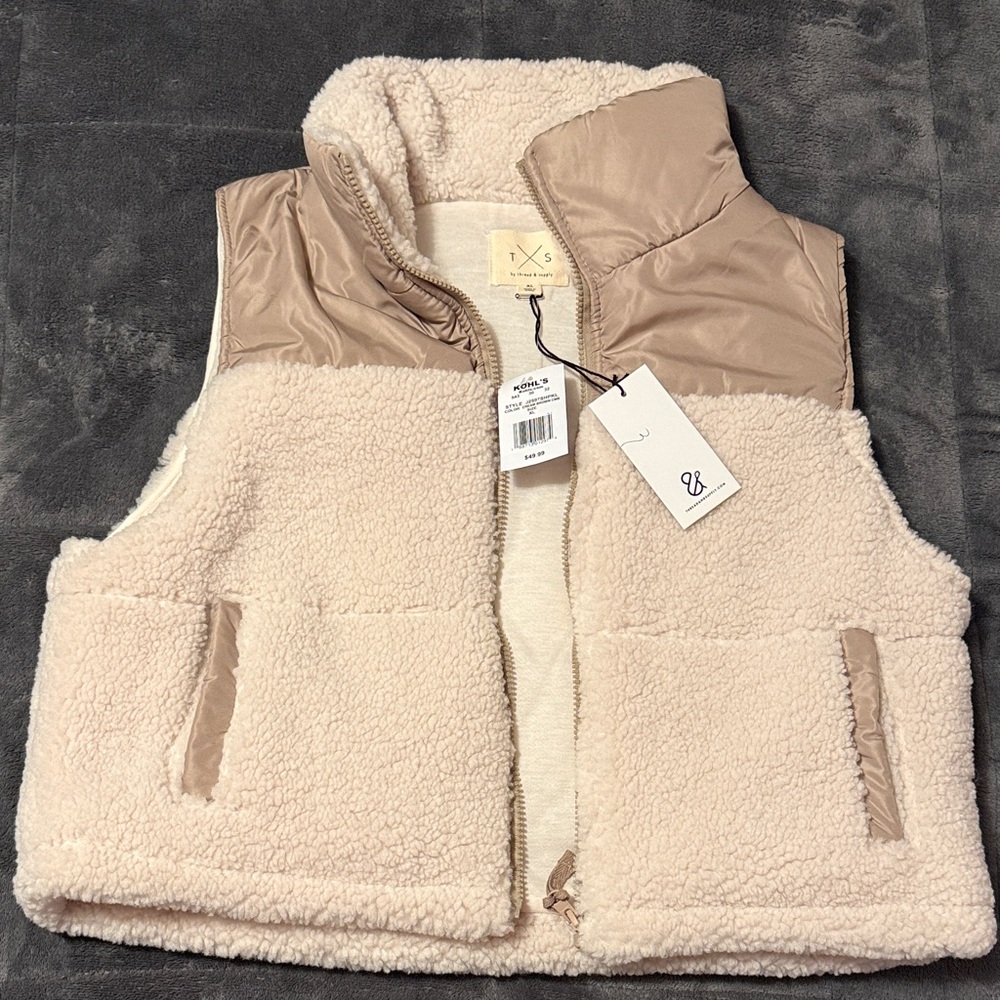Women's Thread & Supply Sherpa Trim Vest